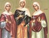 Sfintele Mucenite Agapi, Hionia si Irina;