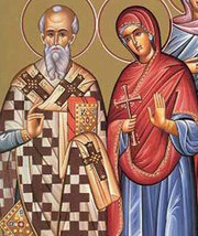 Sfintii Mucenici Zenovie episcopul si Zenovia, sora sa