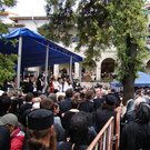 Credinciosi la inmormantarea parintelui Arsenie Papacioc