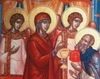 Maica Domnului impartasind, o reprezentare iconografica rara