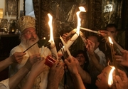 Ritul Luminii Sfinte asa cum este celebrat astazi la Ierusalim