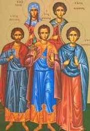 Sfintii Mucenici Marcian si Martirie; Sfanta Tavita; Sfantul Mucenic Valerian