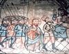 Biserica de lemn din Borza - Iisus in fata lui Irod 
