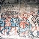Biserica de lemn din Borza - Iisus in fata lui Irod 