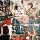 Biserica de lemn din Cublesu - Iisus adus la Anna 