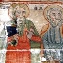Biserica de lemn Sfantul Ilie din Cupseni - Apostolii Matei si Petru 