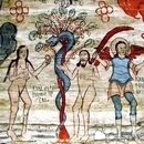 Biserica de lemn Sfintii Arhangheli din Cupseni - Pacatul originar si Izgonirea din Rai 