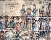 Biserica de lemn din Libotin - Incununarea lui Iisus cu spini si Biciuirea la stalp 