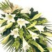 Aranjament funerar din crin alb Aranjament funerar din crin alb